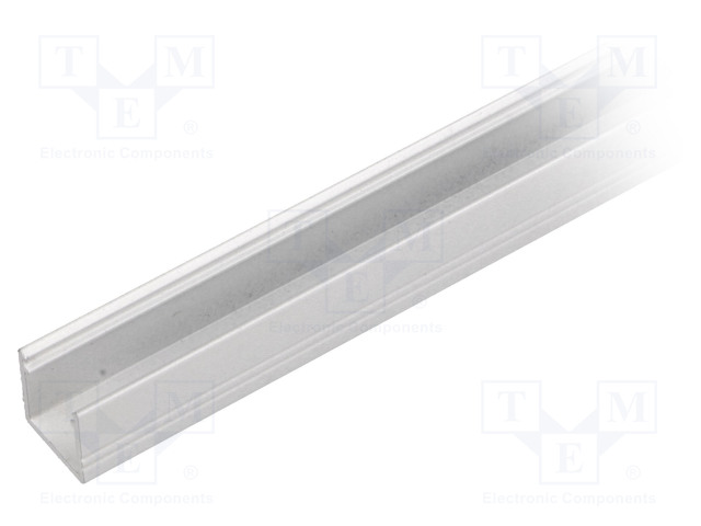 ALUMIINIPROFIILI LED-NAUHOILLE - VALKOINEN - L: 1M - SMART10 - ALUMIINI - Profiilit LED nauhoille - TOP-SMART10WH-1M - 1
