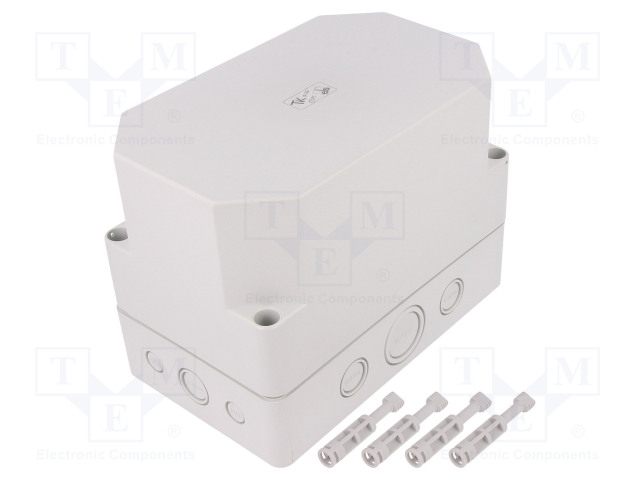 ASENNUSKOTELO - X: 110MM - Y: 180MM - Z: 137MM - TK PC - HARMA - Yleiskäyttöiset kotelot - TK-PC-1811-13F-M - 1