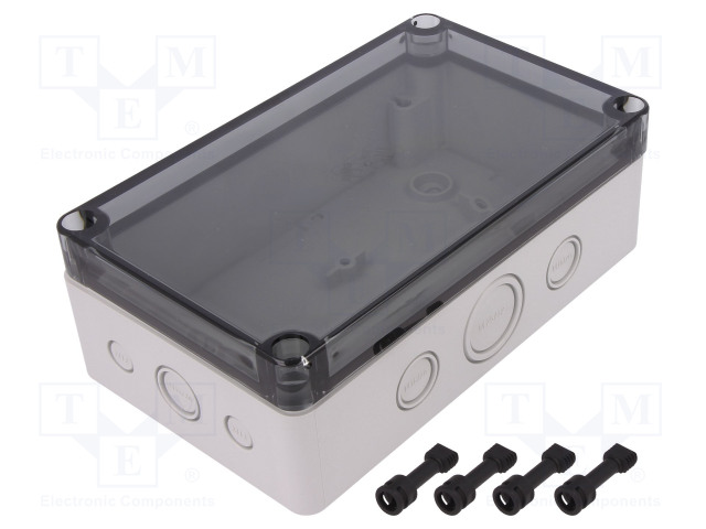 ASENNUSKOTELO - X: 110MM - Y: 180MM - Z: 63MM - TK PC - HARMA - Yleiskäyttöiset kotelot - TK-PC-1811-6F-TM - 1