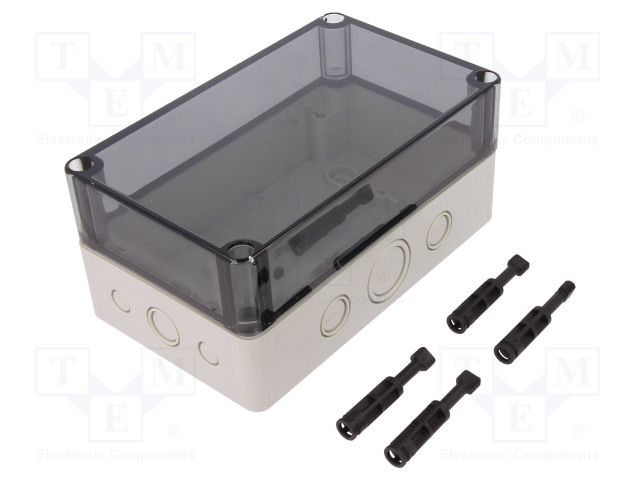 ASENNUSKOTELO - X: 110MM - Y: 180MM - Z: 84MM - TK PS - HARMA - Yleiskäyttöiset kotelot - TK-PS-1811-8F-TM - 1