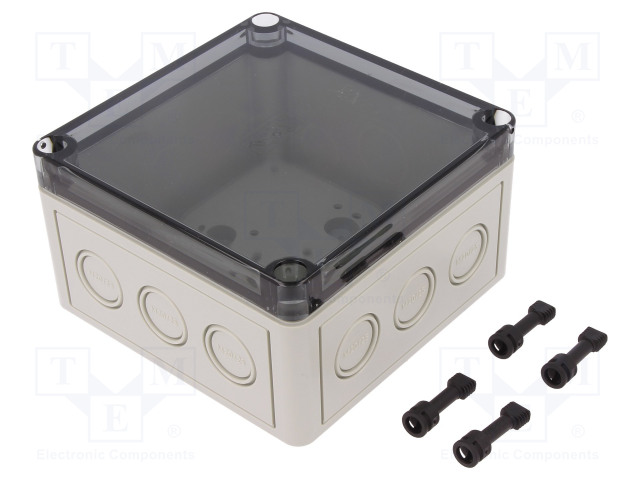 ASENNUSKOTELO - X: 130MM - Y: 130MM - Z: 75MM - TK PS - HARMA - Yleiskäyttöiset kotelot - TK-PS-1313-7-TM - 1