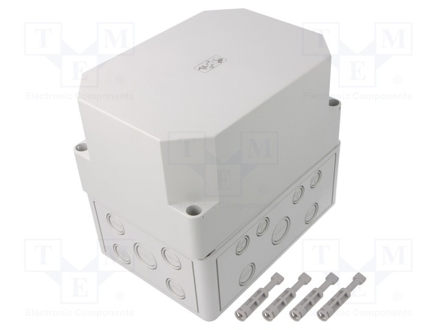 ASENNUSKOTELO - X: 130MM - Y: 180MM - Z: 165MM - TK PC - HARMA - Yleiskäyttöiset kotelot - TK-PC-1813-16-M - 1