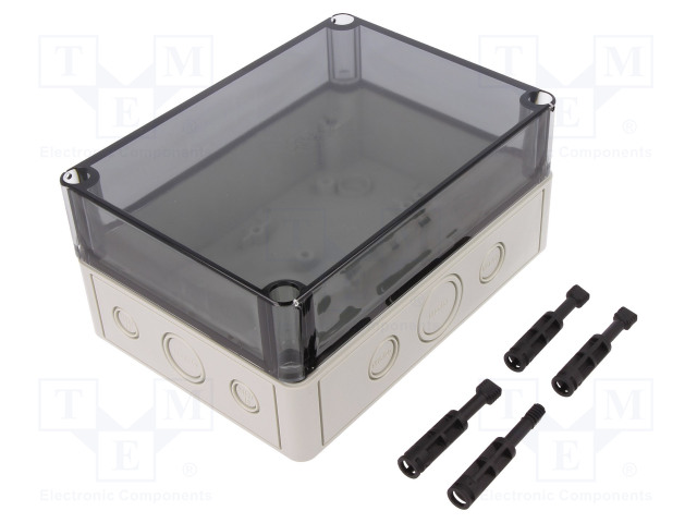 ASENNUSKOTELO - X: 130MM - Y: 180MM - Z: 84MM - TK PS - HARMA - Yleiskäyttöiset kotelot - TK-PS-1813-8F-TM - 1