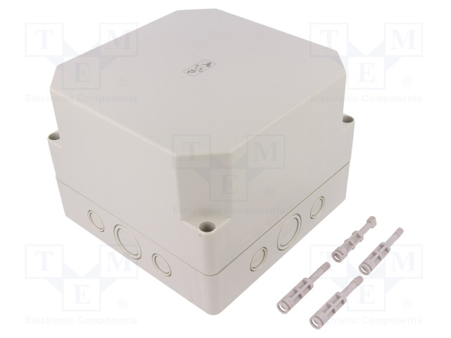 ASENNUSKOTELO - X: 180MM - Y: 182MM - Z: 137MM - TK PS - HARMA - Yleiskäyttöiset kotelot - TK-PS-1818-13F-M - 1