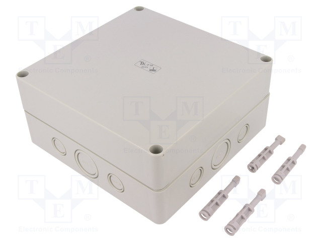 ASENNUSKOTELO - X: 180MM - Y: 182MM - Z: 84MM - TK PS - HARMA - Yleiskäyttöiset kotelot - TK-PS-1818-8F-M - 1