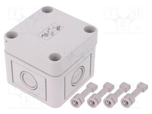 ASENNUSKOTELO - X: 65MM - Y: 65MM - Z: 57MM - TK PC - HARMA - Yleiskäyttöiset kotelot - TK-PC-77-6-M - 1