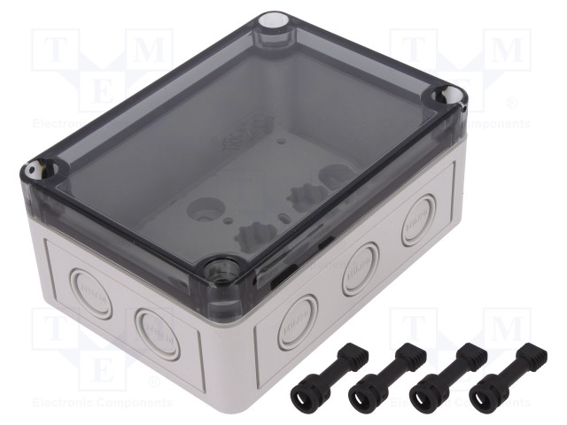 ASENNUSKOTELO - X: 94MM - Y: 130MM - Z: 57MM - TK PC - HARMA - Yleiskäyttöiset kotelot - TK-PC-1309-6-TM - 1