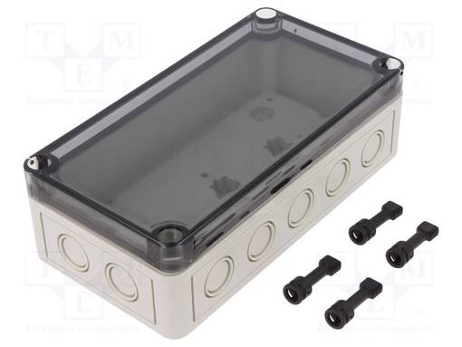 ASENNUSKOTELO - X: 94MM - Y: 180MM - Z: 57MM - TK PS - HARMA - Yleiskäyttöiset kotelot - TK-PS-1809-6-TM - 1