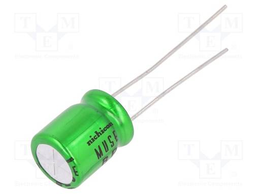 ELEKTROLYYTTIKONDENSAATTORI - BIPOLAARINEN - THT - Bipolaarikondensaattorit - UES1C101MPM - 1