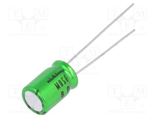 ELEKTROLYYTTIKONDENSAATTORI - BIPOLAARINEN - THT - Bipolaarikondensaattorit - UES1V220MPM - 1