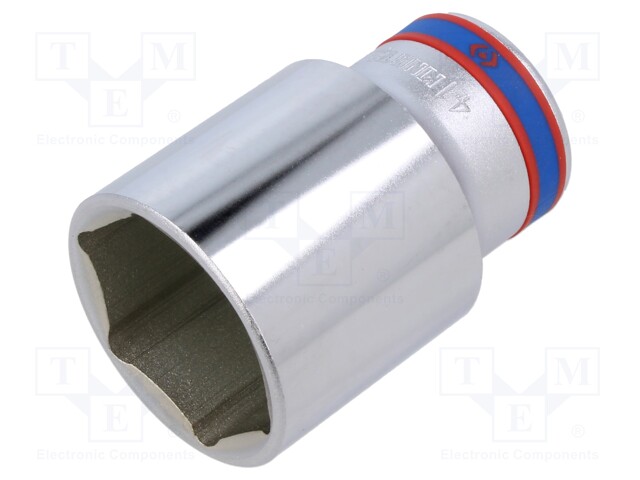 HYLSY - 6-KULMA,HYLSY-HEX 41MM - 1/2" - KÄRJEN PIT: 77MM - PITKÄ - Hylsyavaimet - KT-423541M - 1