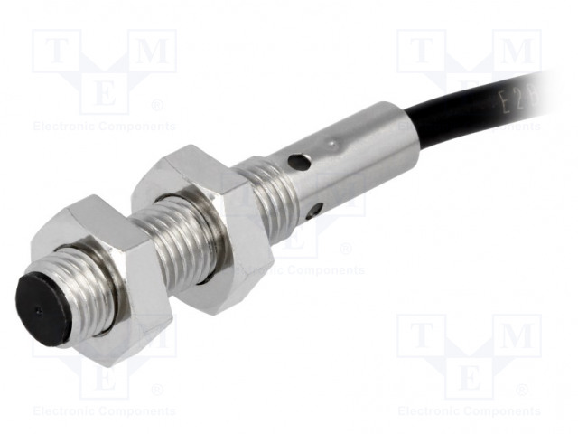 INDUKTIIVINEN ANTURI - OUT: NPN / NO - 0÷1,5MM - 10÷30VDC - M8 - 2M - Teollisuus induktiiviset anturit - E2BS08KS01WPC12M - 1