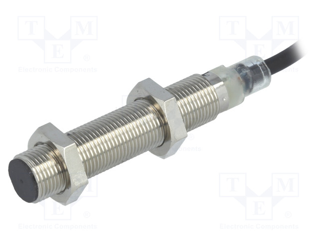 INDUKTIIVINEN ANTURI - OUT: NPN / NO - 0÷2MM - 10÷30VDC - M12 - 2M - IP67 - Teollisuus induktiiviset anturit - E2BM12LS02WPC12M - 1