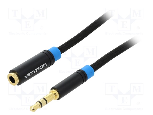 KAAPELI - JACK 3,5MM 3PIN PISTORASIA,JACK 3,5MM 3PIN PISTOKE - Muut audio-videokaapelit - VAB-B06-B200-M - 1