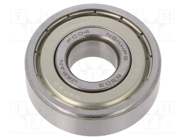 KUULALAAKERI - SISÄØ: 17MM - ULKOØ: 47MM - W: 14MM - Kuulalaakerit - NSK6303-ZZ-CM - 1