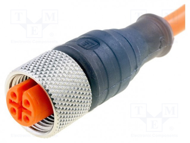 KAAPELI: ANTUREITA/AUTOMATIIKKAA VARTEN - M12 - PIN: 3 - SUORA - 5M - Teollisuus anturikaapelit - RKT4-3-065M - 1