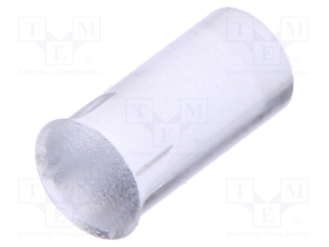 LED-VALOKUIDUT - Ø3,3MM - PIT: 6MM - PYÖREÄ - ETUOSA: LITTEÄT - SUORA - LED valojohtimet - PLPC3-6MM - 1