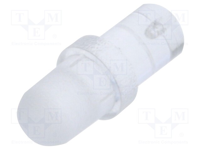 LED-VALOKUIDUT - Ø3MM - PIT: 5MM - PYÖREÄ - ETUOSA: KUPERA - SUORA - PLP1 - LED valojohtimet - PLP1-5MM - 1