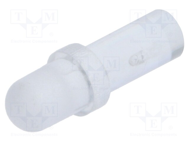 LED-VALOKUIDUT - Ø3MM - PIT: 7MM - PYÖREÄ - ETUOSA: KUPERA - SUORA - PLP1 - LED valojohtimet - PLP1-7MM - 1