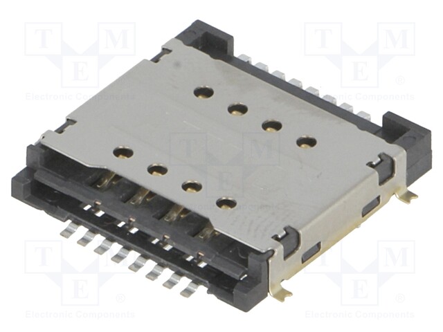 LIITIN: KORTTEJA VARTEN - SIM - SIM X2 - SMT - Korttiliittimet - MCC-DUAL-SIM - 1