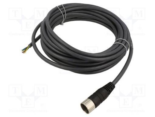 LIITIN: M23 - PISTOKE - PIN: 12 - NAARAS - JOHDOT - SISÄKIERRE,RUUVAUS - M23 liittimet - RKU12-25610M - 1