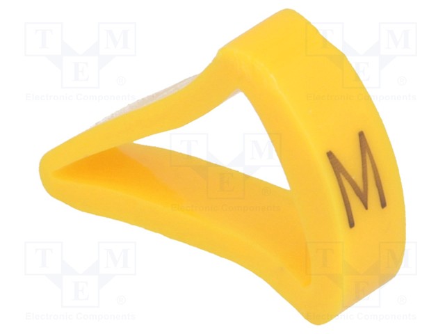 MERKIT - MERKINTÄ: M - 10÷16MM - H: 21MM - A: 15MM - -30÷100°C - L: 5MM - Kaapeleiden merkintä - MZ-4M - 1