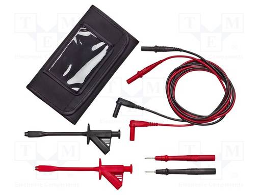 MITTAUSJOHDOT - MUSTA,PUNAINEN - Mittausjohdot - POM-5900APOM - 1