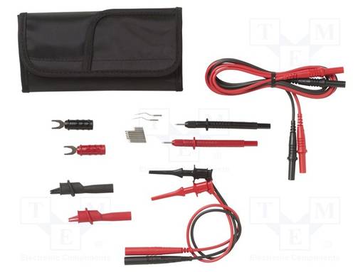 MITTAUSJOHDOT - MUSTA,PUNAINEN - Mittausjohdot - POM-5901BPOM - 1