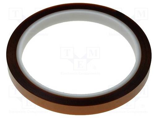 NAUHA: KORKEAN LÄMPÖTILAN KESTÄVÄ - PAKS.: 63,5UM - 55% - KULTA - W: 9MM - Piirilevykemikaalit - POLYHT-9MM - 1