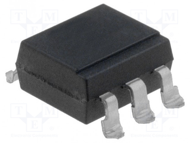 OPTOEROTIN - SMD - CH: 1 - OUT: SCHMITT-LIIPAISIN - GULL WING 6 - H11L2 - Optoerottimet - H11L2SM - 1