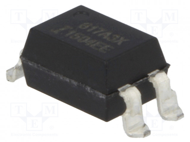 OPTOEROTIN - SMD - CH: 1 - OUT: TRANSISTORILÄHTÖ - UERIST: 5,3KV - Optoerottimet - SFH617A-3XSM - 1