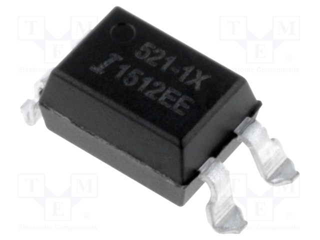 OPTOEROTIN - SMD - CH: 1 - OUT: TRANSISTORILÄHTÖ - UERIST: 5,3KV - Optoerottimet - TLP521-1XSM - 1