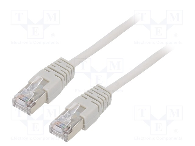 PATCH KAAPELI - F/UTP - CAT: 5E - RJ45-PISTOKE,MOLEMMIN PUOLIN - LANKA - RJ45 Ethernet kaapelit - PP22-1M - 1