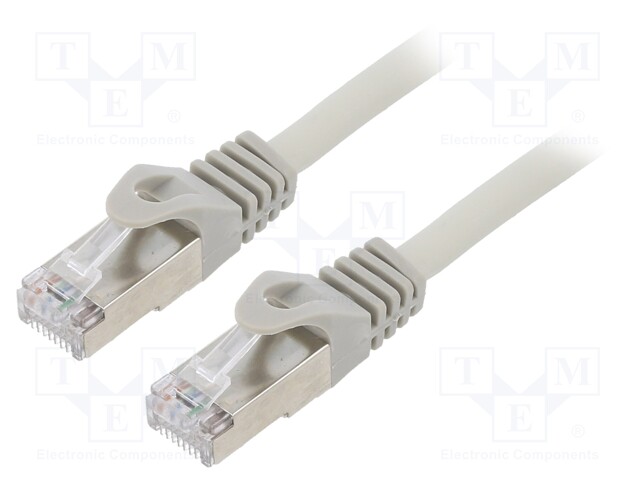 PATCH KAAPELI - S/FTP - CAT: 6A - RJ45-PISTOKE,MOLEMMIN PUOLIN - LANKA - RJ45 Ethernet kaapelit - PP6A-LSZHCU-0.5M - 1