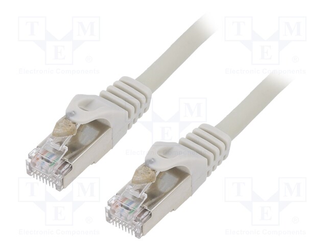 PATCH KAAPELI - S/FTP - CAT: 6A - RJ45-PISTOKE,MOLEMMIN PUOLIN - LANKA - RJ45 Ethernet kaapelit - PP6A-LSZHCU-3M - 1