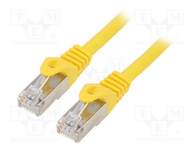 PATCH KAAPELI - S/FTP - CAT: 6A - RJ45-PISTOKE,MOLEMMIN PUOLIN - LANKA - RJ45 Ethernet kaapelit - PP6A-LSZHCU-Y-1.5M - 1