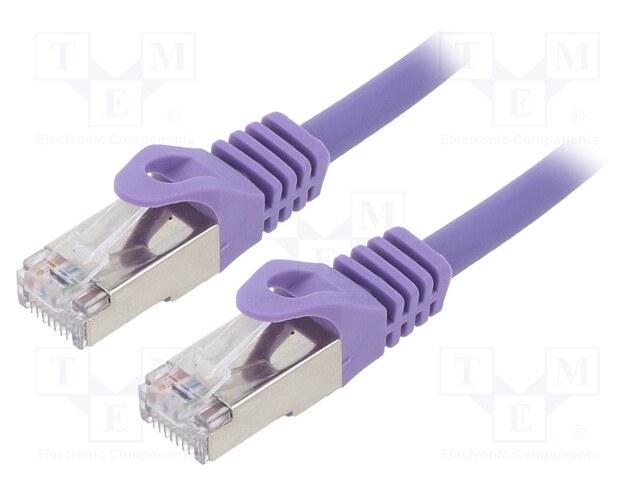 PATCH KAAPELI - S/FTP - CAT: 6A - RJ45-PISTOKE,MOLEMMIN PUOLIN - LANKA - RJ45 Ethernet kaapelit - PP6A-LSZHCU-V-2M - 1