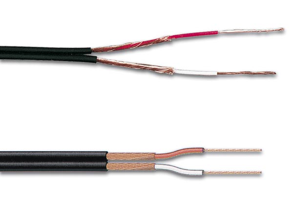 PICK-UP CABLE 2 x 0.14mm² BLACK, LENGTH ON REEL : 100m - Mikrofonikaapelit - PUC2014-M - 1