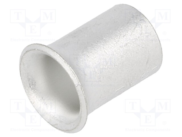 PÄÄTE: PÄÄTEHOLKKI - ERISTÄMÄTÖN - PURISTUS - L: 10,5MM - SISÄØ: 5,3MM - Pääteholkit ja jatkoholkit - E-M - 1