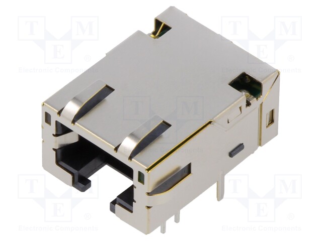 LIITIN: RJ45 - PISTORASIA - PIN: 8 - CAT: 6A - SUOJATTU - 8P8C - THT - RJ liittimet - MTJ88NX1FSPGL38M - 1