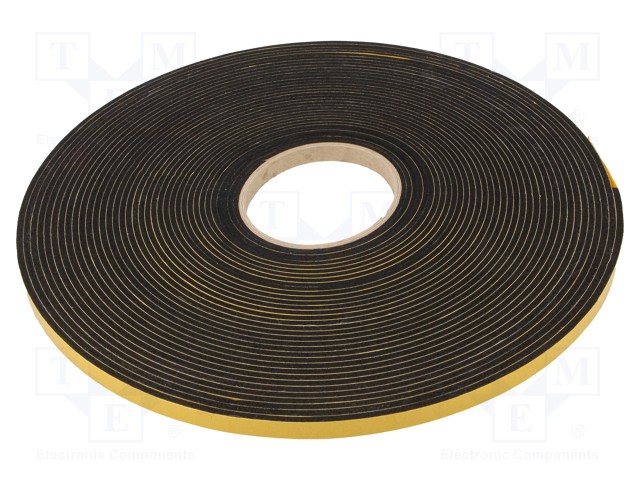 TIIVISTE - EPDM - PAKS.: 3MM - MUSTA - L: W: 10MM - Tekniset tiivisteet - USPE-10.03-20M - 1