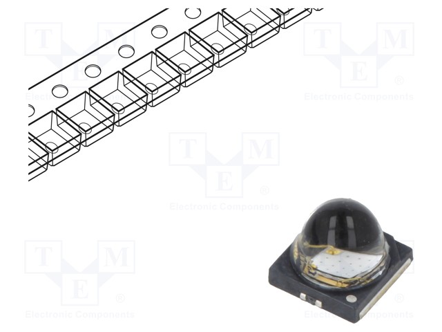VOIMA-LED - UV - 130° - 700MA - 3W - ?D: 385÷390NM - 3,45X3,46MM - UV LEDit - PK2B-3LLE-GNVM - 1
