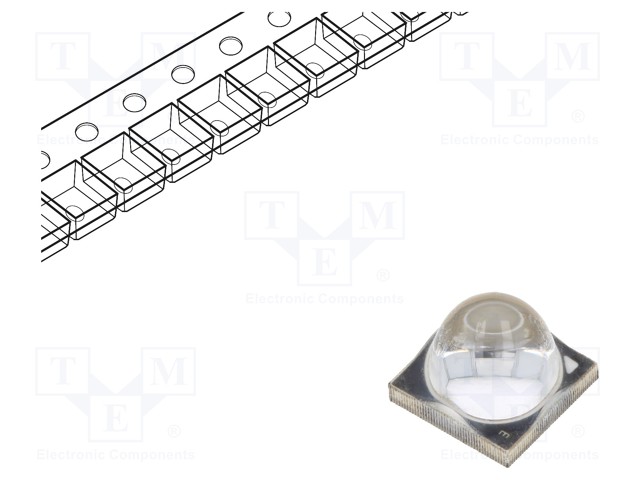 VOIMA-LED - UV - 48° - 2000MA - 10W - ?D: 385÷390NM - 6÷7,6VDC - 7X7X5,7MM - UV LEDit - PBSD-10JLA-GM - 1