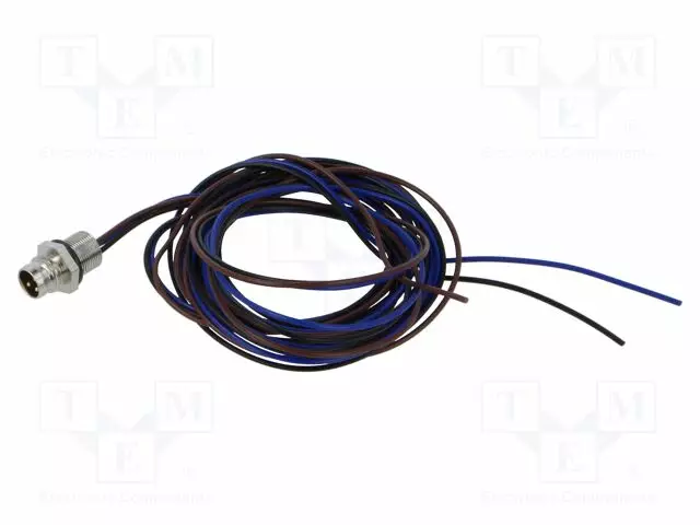 LIITIN: M8 - PISTORASIA - UROS - 48V - 4A - PIN: 3 - IP67 - JOHDOT - 0,34MM2 - Erikoisliittimet - 0830-03-T8CW-14M - 1