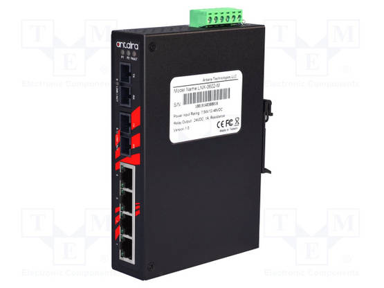 ETHERNET KYTKIN - PORTTIEN LUKU: 6 - 12÷48VDC - LNX - Teollisuusverkot - LNX-0602-M - 1
