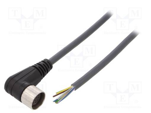 LIITIN: M23 - PISTOKE - PIN: 12 - NAARAS - JOHDOT - SISÄKIERRE,RUUVAUS - M23 liittimet - RKWU12-25610M - 1