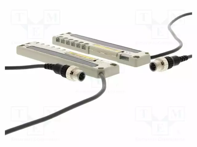 VYÖHYKE-ANTURI - 3M - IP62 - 12÷24VDC - M12,JOHDOT - -10÷55°C - - Turvavaloverhot - F3W-D052DP-2M - 1