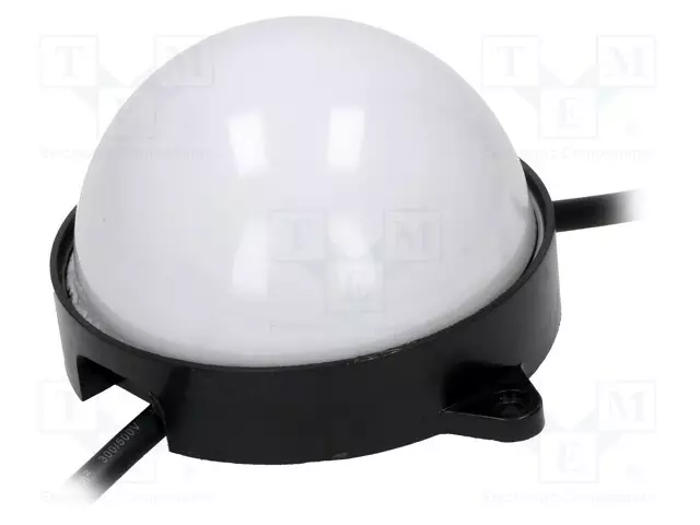 LED - RGB - IP68 - 180° - DIODIEN LM: 12 - 5050,PLCC6 - Ø100MM - 24VDC - LED nauhat ja modulit - HC-F24V-F100-12LM - 1