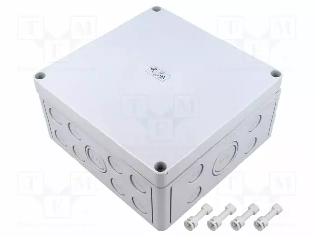 ASENNUSKOTELO - X: 180MM - Y: 182MM - Z: 90MM - TK PC - HARMA - Yleiskäyttöiset kotelot - TK-PC-1818-9-M - 1