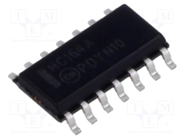 IC: DIGITAALINEN - CH: 1 - CMOS - SMD - SO14NB - HC - HC - -55÷125°C - 2÷6VDC - Siirtorekisterit - MM74HC164M - 1